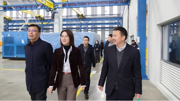 慈溪市副市長率考察團(tuán)蒞臨寧波德曼壓縮機(jī)公司調(diào)研