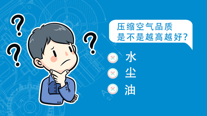 壓縮空氣品質(zhì)是不是越高越好？